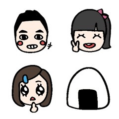 [LINE絵文字] さんきょうだいの画像