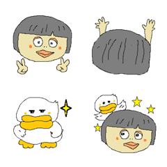 チコさんとベルモンド（絵文字）の絵文字メイン画像