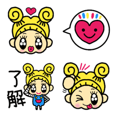 [LINE絵文字] スーパーくるんちゃん❤️絵文字の画像