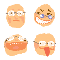 [LINE絵文字] 館長のメガネの日々の画像