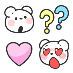 [LINE絵文字] 毎日使える♥わたくま1の画像