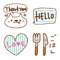 [LINE絵文字] Otona kawaii emoji book part 1の画像