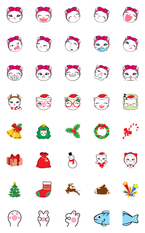 [LINE絵文字]Meaw Ja Emojiの画像一覧