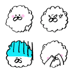 モフ犬 絵文字の絵文字メイン画像
