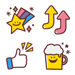 きほんの絵文字（キュート）の絵文字メイン画像