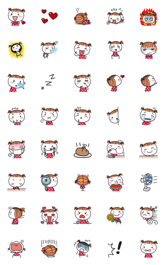 [LINE絵文字]Guan Guan Emoji 3の画像一覧