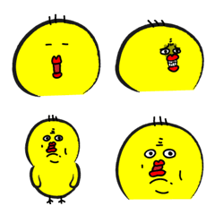 気分屋のぴよさん 絵文字の絵文字メイン画像