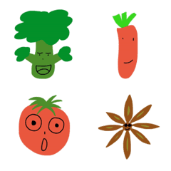 [LINE絵文字] Vegetable expressionの画像