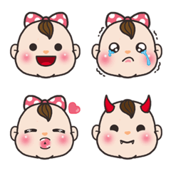 [LINE絵文字] Baby healing expression packの画像