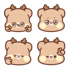 [LINE絵文字] Little deer emojiの画像