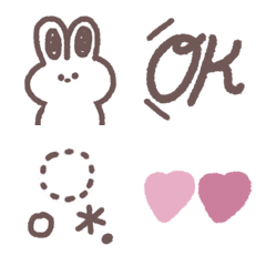 かなり使える大人ガーリーセット♡絵文字の絵文字メイン画像
