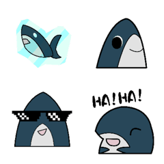 [LINE絵文字] normal shark - sharpの画像