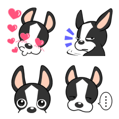 [LINE絵文字] Adorable Boston Terrier  Emoji so cuteの画像