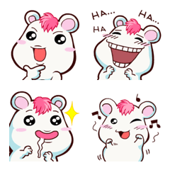 [LINE絵文字] TA-NOO HAMSTER  Emoji so cuteの画像