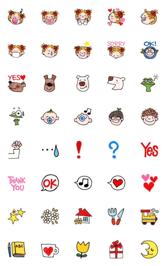 [LINE絵文字]COCO and Wondrous Emoji 2の画像一覧