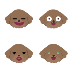 [LINE絵文字] VIP犬の頭の毎日の画像