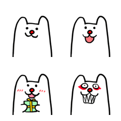 [LINE絵文字] 犬猫犬☆絵文字の画像