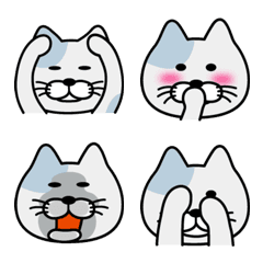 [LINE絵文字] ねこスコ ～ぶち～の画像