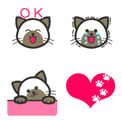 [LINE絵文字] もぐらにゃんこの画像