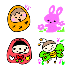 [LINE絵文字] Fun cute Emojiの画像