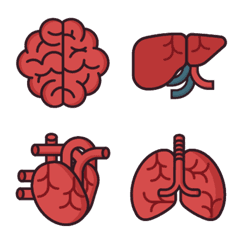 [LINE絵文字] ORGAN WORD Emojiの画像