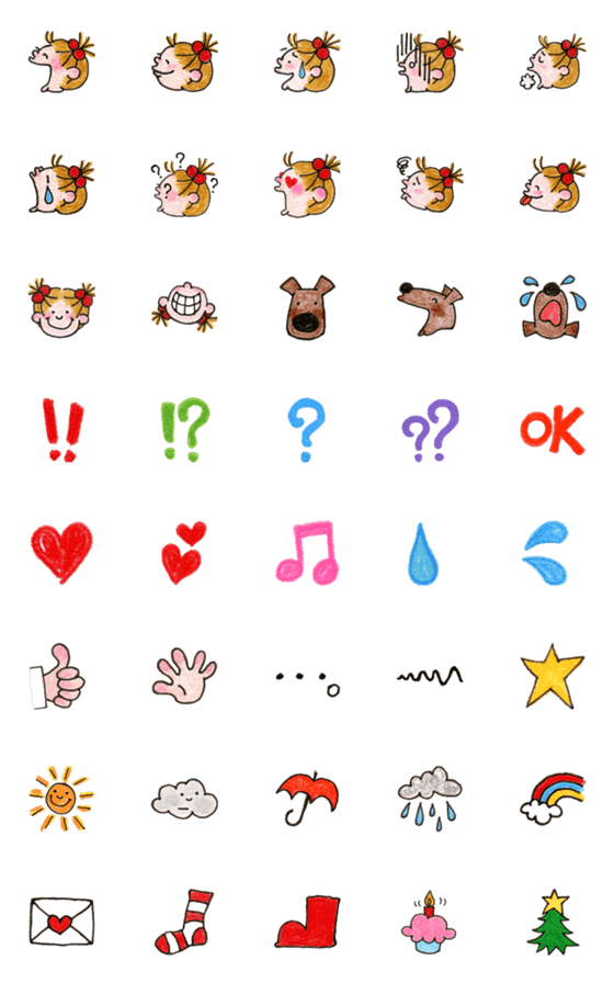 [LINE絵文字]COCO and Wondrous Emojiの画像一覧