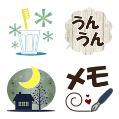 [LINE絵文字] 大人の毎日絵文字の画像