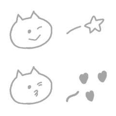 [LINE絵文字] white creatures4の画像