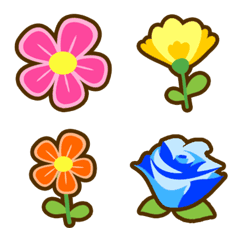 [LINE絵文字] Flowers 7 daysの画像