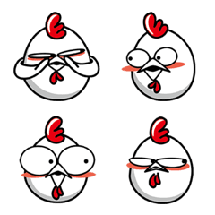 [LINE絵文字] Bibi cockerel-emojiの画像