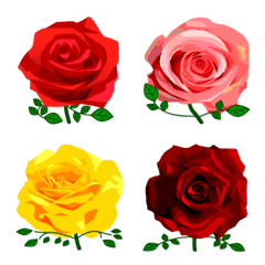 [LINE絵文字] Mahsaの薔薇の絵文字の画像