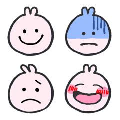 ゆるうさシンプルの絵文字メイン画像