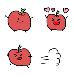 [LINE絵文字] りんご？の画像