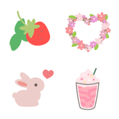 大人可愛い❤️春のお花絵文字の絵文字メイン画像