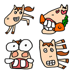 [LINE絵文字] おうまのハルさんの画像