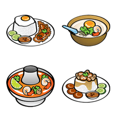 [LINE絵文字] タイ料理の画像