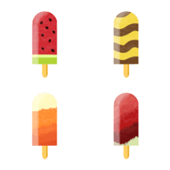 [LINE絵文字] Delicious Popsicle : I (Universal)の画像