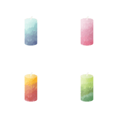 [LINE絵文字] Easy Candle : I (Universal)の画像