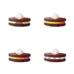 [LINE絵文字] Magic Sandwich Cookie : I (Universal)の画像