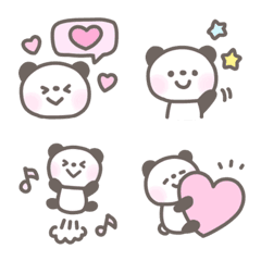 ゆるほわパンダ☆パステルカラー2の絵文字メイン画像