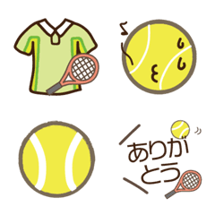 [LINE絵文字] テニス＊便利な絵文字の画像