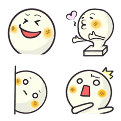 [LINE絵文字] もちっと絵文字の画像