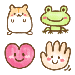 ゆるっとほんわか★らくがき絵文字の絵文字メイン画像