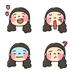 [LINE絵文字] MINA  Emojiの画像