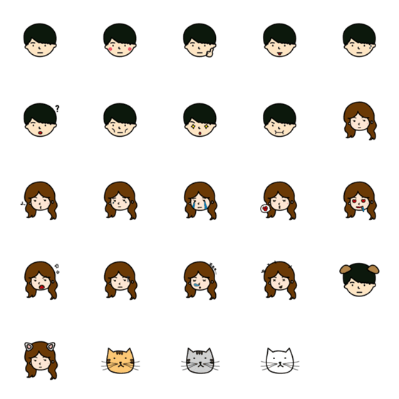 [LINE絵文字]Gu＆Liviaの画像一覧