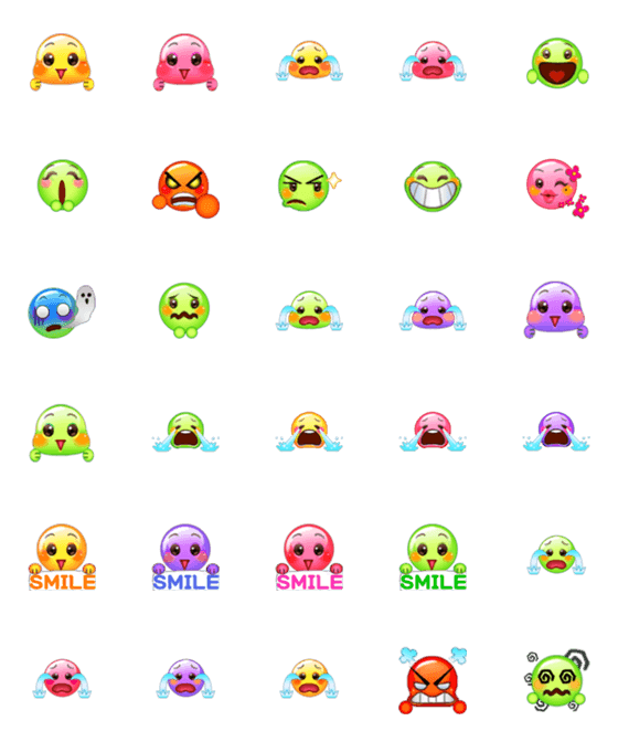 [LINE絵文字]Jelly,Jello,Jellu,Juleの画像一覧