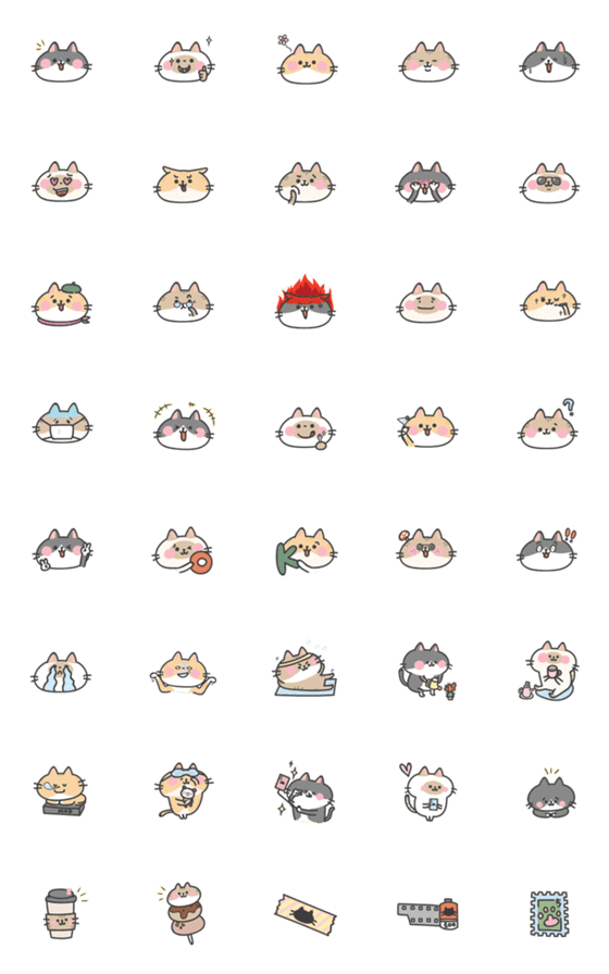 [LINE絵文字]Meowliens' emojiの画像一覧