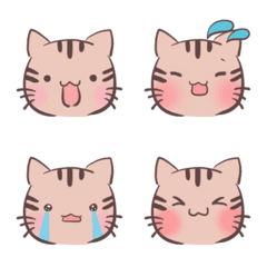 [LINE絵文字] ちゃとらねこの画像