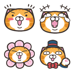 [LINE絵文字] Lan Lan Cat Emoji 2の画像