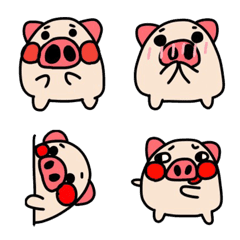 [LINE絵文字] baboo pigの画像